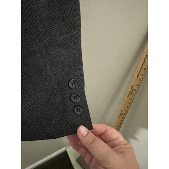 Kingsridge Men’s Blazer‎ Men’s 40R Plaid Wool Jacket Union Made Vintage Preppy - Picture 3 of 11